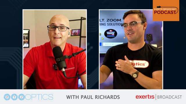 <strong>PTZ Optics Podcast with Paul Richards</strong>