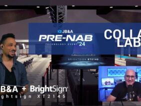 We deigned signage for a whole convention with the Brightsign XT2145! | JB&A CollabLab