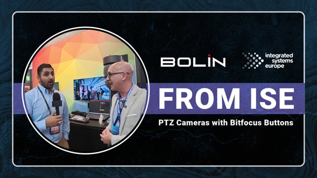 Bolin PTZ Cameras with Bitfocus Buttons | ISE 2026